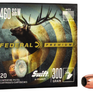Federal Premium P460SA .460 S&W Mag 300 gr Swift A-Frame 20rd