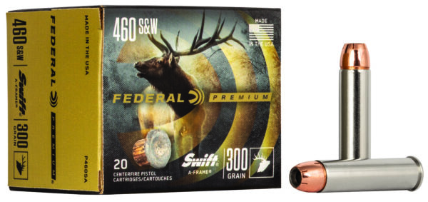 Federal Premium P460SA .460 S&W Mag 300 gr Swift A-Frame 20rd