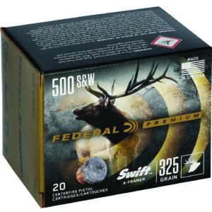 Federal Premium Vital-Shok .500 S&W 325gr Swift A-Frame 20/Box