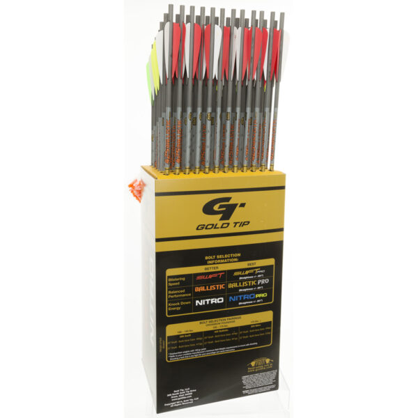 64249_2 Gold Tip Ballistic Crossbow Bolts 20 in. 4 in. Vanes 72 pk.