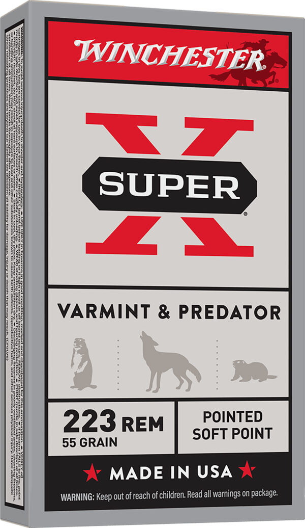 65142 Winchester Super-X .223 Rem 55 gr 20rd