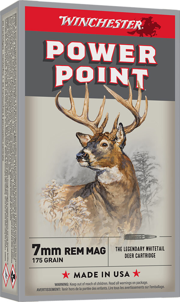 65168 Winchester Super-X 7mm Rem Mag 175gr Power-Point 20rd
