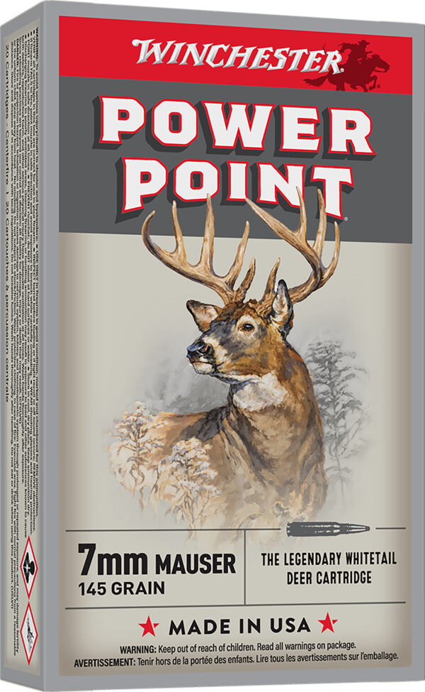 65244 Winchester Super-X 7mm Mauser 145 gr Power-Point 20rd