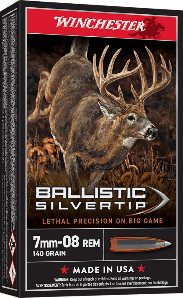 Winchester Ballistic Silvertip 7mm-08 Rem 140 gr 20rd