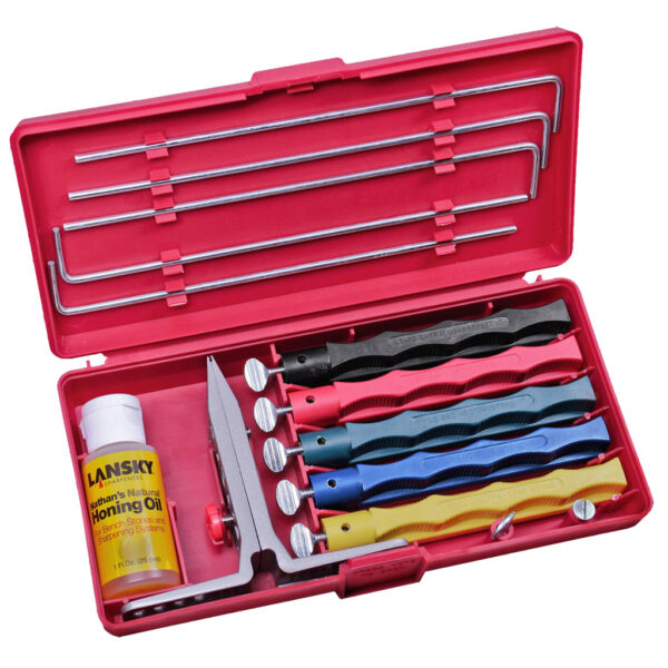 65444_1 Lansky Deluxe Sharpening System 5 Stone
