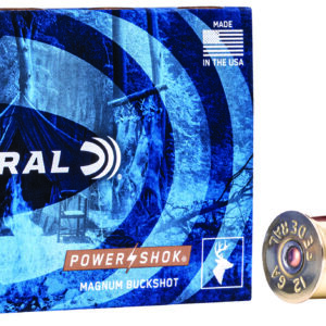 Federal Power-Shok 12ga 3″ #00 Buckshot 5rd Box