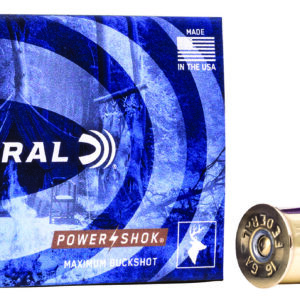 Federal F1641B Power-Shok Magnum 16Gauge 2.75″ 12Pellets 1 3/16oz 1BuckShot 5 Per Box/50 Case