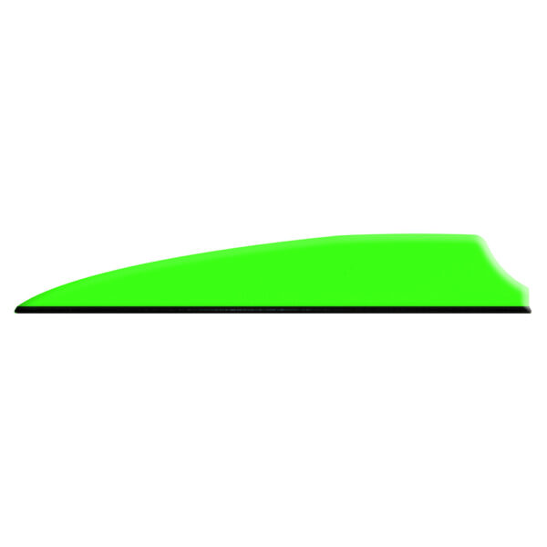 65670_1 Q2i Fusion X-II Vanes Neon Green 3 in. 100 pk.