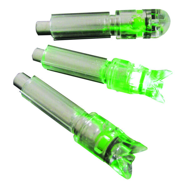 65797_1 GWS Lighted Crossbow Nocks Green 3 pk.