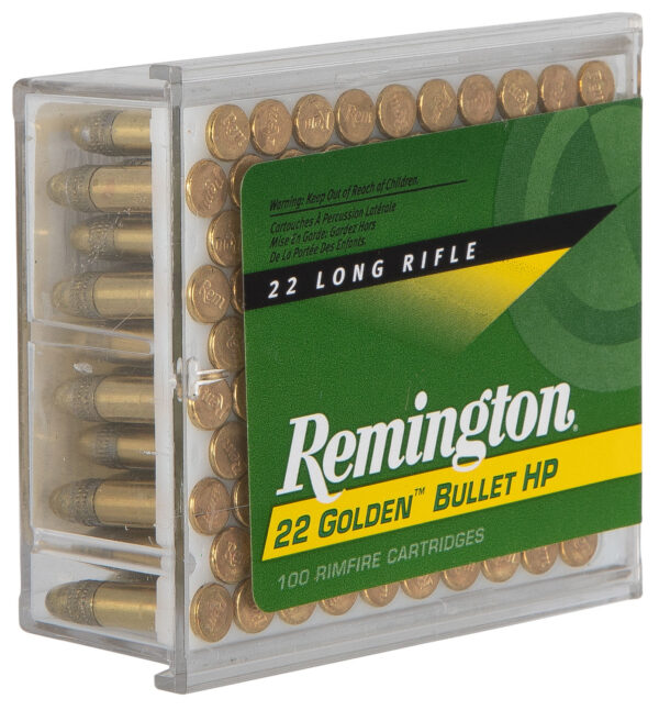 Remington Golden Bullet .22 LR 36 gr HV – 100 Rounds