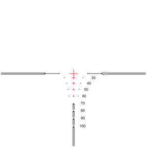 Hawke XB30 Pro Crossbow Scope 1-5×24 Illuminated Reticle
