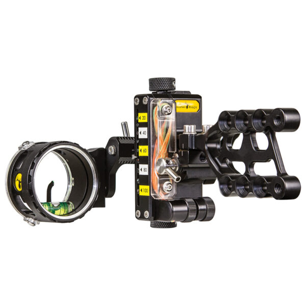 66501_1 Trophy Ridge React One Pro Sight Black 1 Pin .010 LH