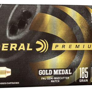 Federal Gold Medal 45 185gr FMJ-SWC .45 ACP