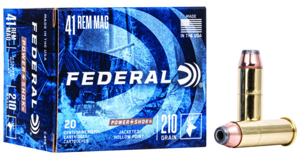 Federal Power-Shok .41 Rem Mag 210 gr JHP — 20 Rd