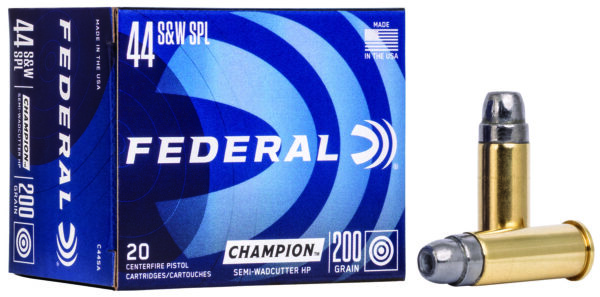 Federal Champion .44 Special 200 gr SWC HP – 20/Box