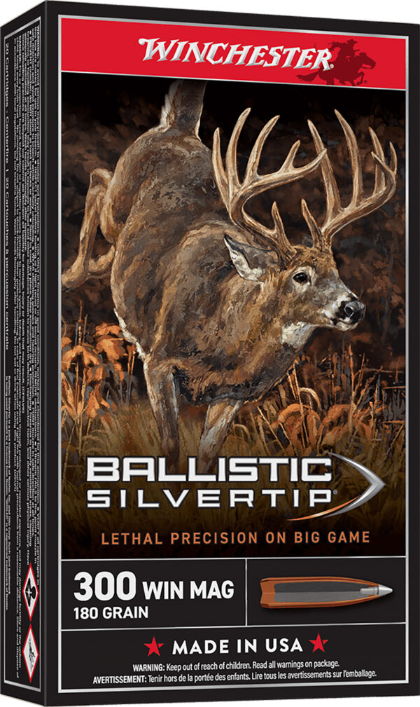 Winchester Ballistic Silvertip .300 Win Mag 180 gr 20rd