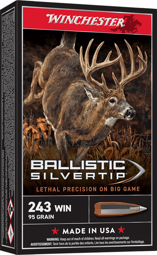 67679 Winchester Ballistic Silvertip 243 Win 55 gr, 20 rd