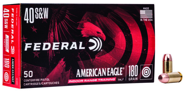 67707 Federal American Eagle IRT .40 S&W 180 gr TMJ 50 rd