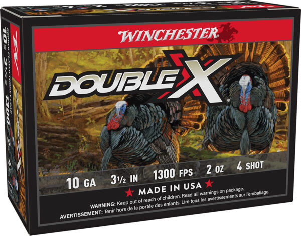 67755 Winchester Double X Turkey Load 10ga 3.5 in 2oz #4 10rd