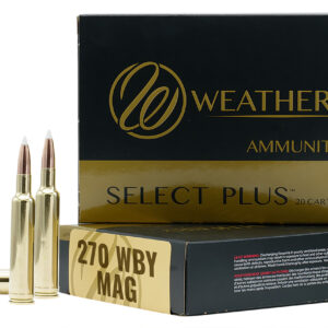 Weatherby Select Plus .270 Weatherby Magnum 150gr Nosler Partition