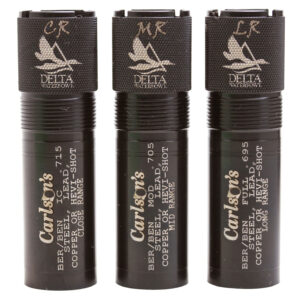 Carlson’s Delta Waterfowl Choke Set 12 Gauge — 3-Pack