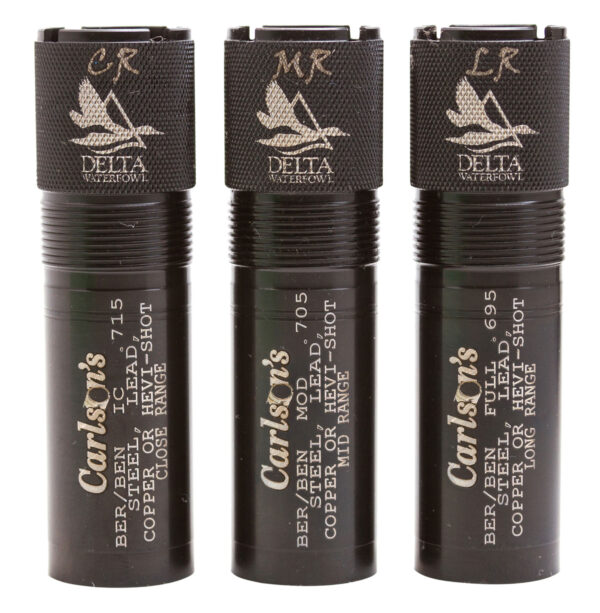 Carlson’s Delta Waterfowl Choke Set 12 Gauge — 3-Pack