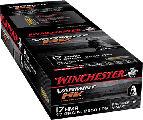 Winchester Varmint HV .17 HMR 17 gr V-MAX 50rd Box