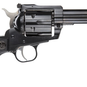 Ruger 0446 Blackhawk Convertible 45 ACP/45 Colt (Long Colt) 6rd 4.63″ Blued Alloy Steel Barrel, Cylinder & Frame, Black Checkered Rubber Grip, Transfer Bar Safety, Exposed Hammer