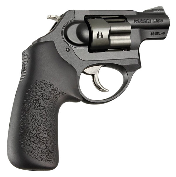 7065 Hogue 78030 Tamer Black Rubber Cushion Grip without Finger Grooves for Ruger LCR, LCRx