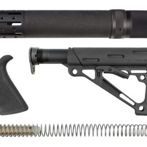 Hogue 15078 OverMolded Stock Kit Black for AR-15/M16