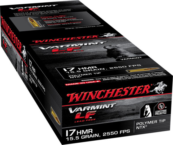 Winchester Varmint LF .17 HMR 15.5 gr NTX – 50 Rounds