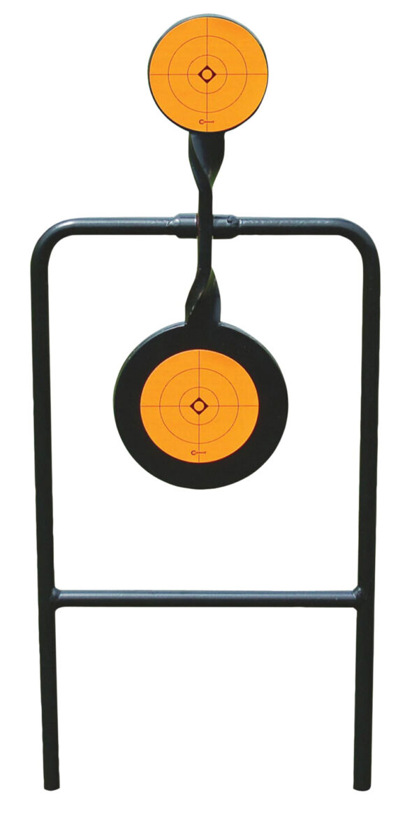 Caldwell Double Spin Handgun Target — Steel 4.25″