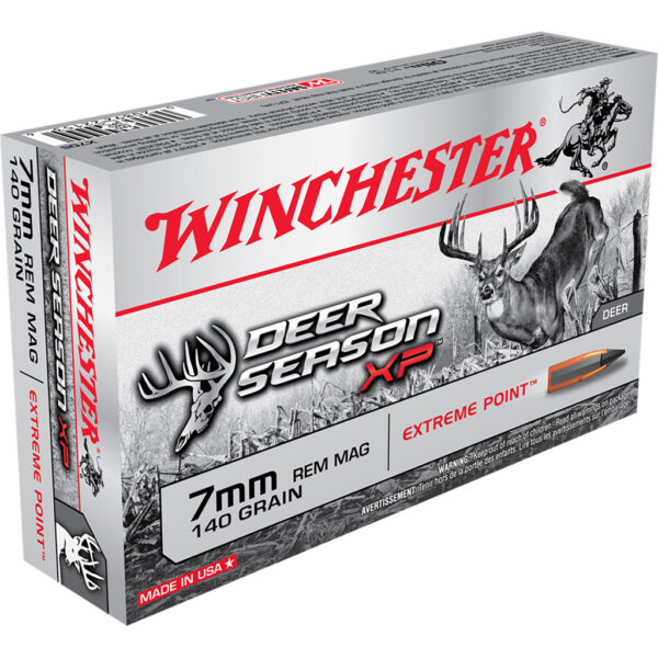 712031_1 Winchester Deer Season XP Rfile Ammo 7mm Rem Mag 140 gr. Extreme Point 20 rd