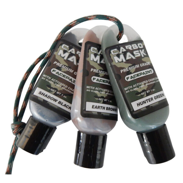 71767_1 Carbo Mask Facepaint Black/Green/Brown 1 oz. 3 pk.