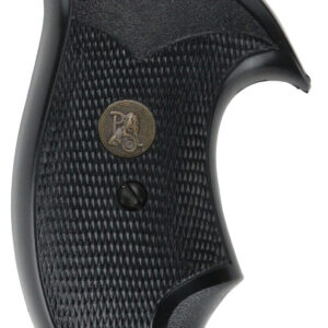 Pachmayr Compac Grip S&W J-Frame Round Butt Black Rubber