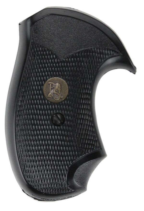 73014 Pachmayr Compac Grip S&W J-Frame Round Butt Black Rubber