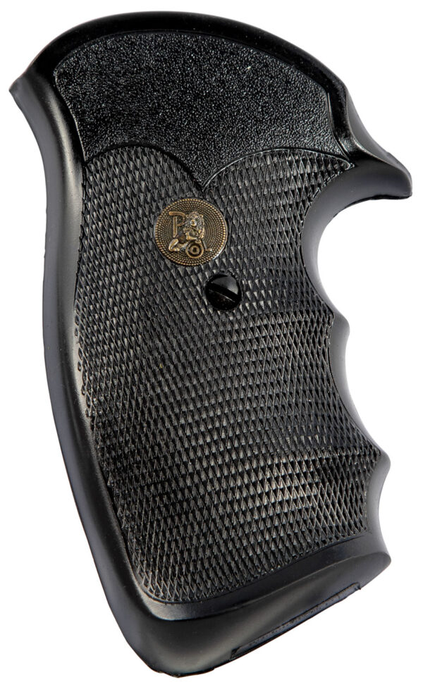 73275 Pachmayr 03175 Gripper Grip Checkered Black Rubber with Finger Grooves for Ruger Security-Six