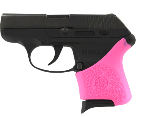 75523 Hogue HandAll Grip Sleeve Ruger LCP Pink