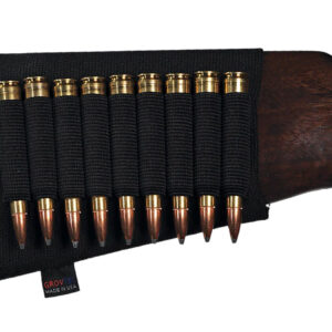 GrovTec Buttstock Cartridge Holder, Open Style — 9 Shells