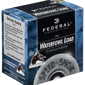 Federal Speed-Shok 20ga 2.75 in 3/4 oz No.4 Steel, 25rd