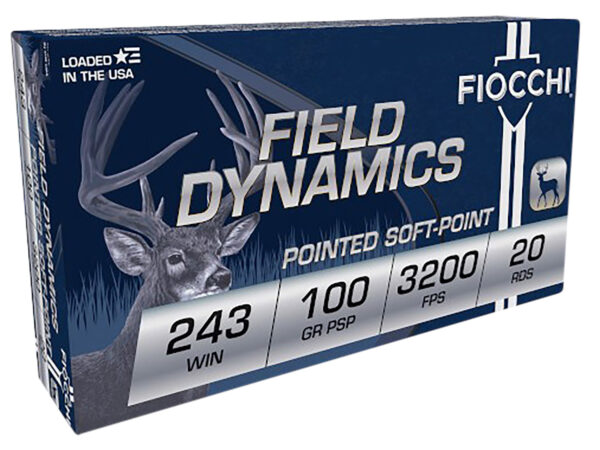 Fiocchi .243 Win 100gr PSP – 20 Rounds