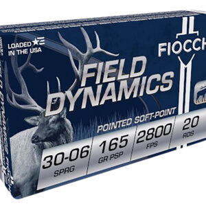 Fiocchi Field Dynamics .30-06 Springfield 165 gr PSP 20rd