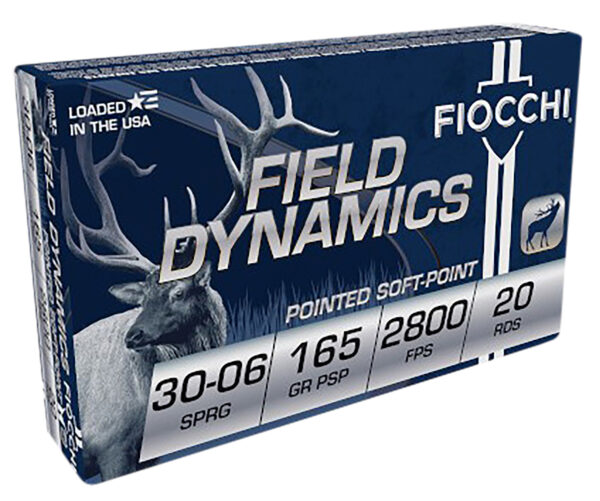 76188 Fiocchi Field Dynamics .30-06 Springfield 165 gr PSP 20rd