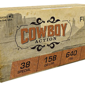 Fiocchi Cowboy Action .38 Special 158 gr LFP – 50 rd