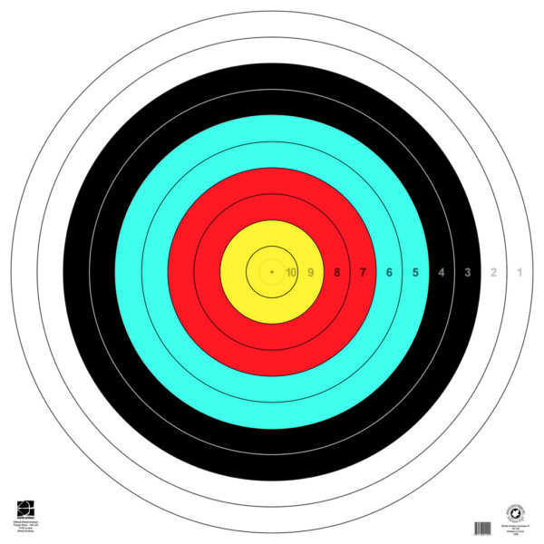 TA-122_Target_SPOT_0515 Maple Leaf Target Face Tag Weight 122 cm. 15 pk.
