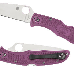 Spyderco Endura 4 3.75″ VG-10 Folding Knife — Purple