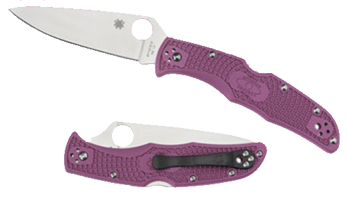 76346 Spyderco Endura 4 3.75″ VG-10 Folding Knife — Purple
