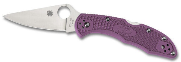 76529 Spyderco Delica 4 Lightweight 2.88″ VG-10 Purple FRN