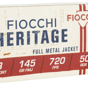 Fiocchi 38 S&W Short 145gr FMJ – 50rd Box