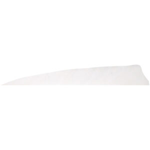 Gateway Shield Cut Feathers White 5 in. RW 100 Pk.